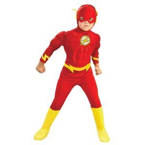 Flash Costume for Boys | Popular Superhero Outfit | Kids Halloween Cosplay